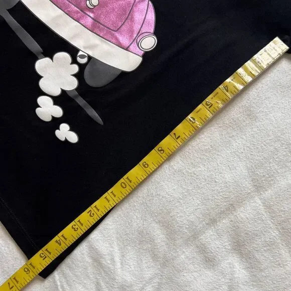 Disney Black/Pink/White Mickey/Minnie Graphic Short Sleeve T-Shirt- S - Picture 6 of 11